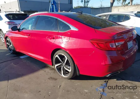 2018 Honda Accord Sport from USA, damaged, VIN 1HGCV1F33JA067744